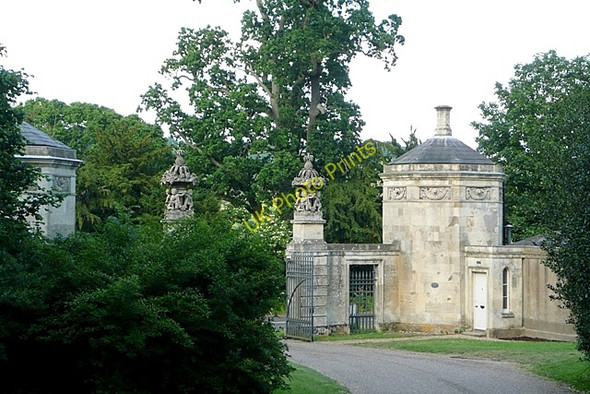 Photo 6"x4" Basildon Park entrance Lower Basildon c2009