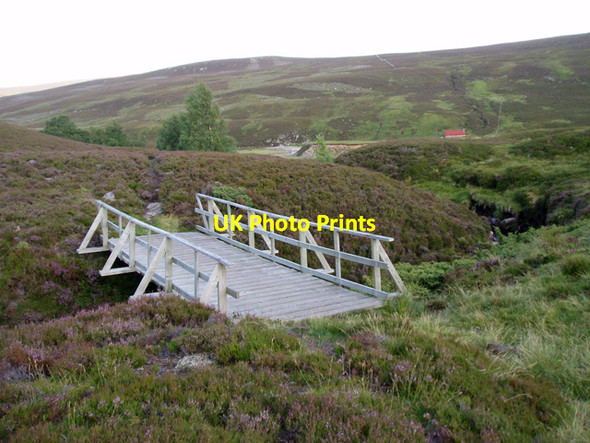 Photo 6"x4" Bridge, Caochan Ruighe Chrosaidh River Dulnain\/NH8015 c2009