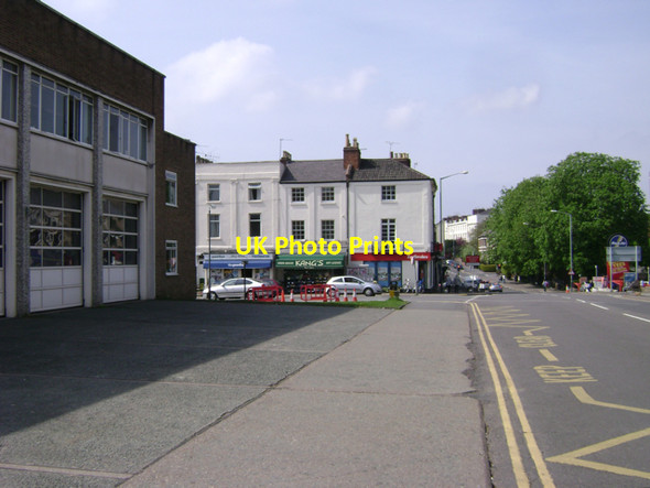Photo 6"x4" Leamington Fire Station forecourt Royal Leamington Spa c2009