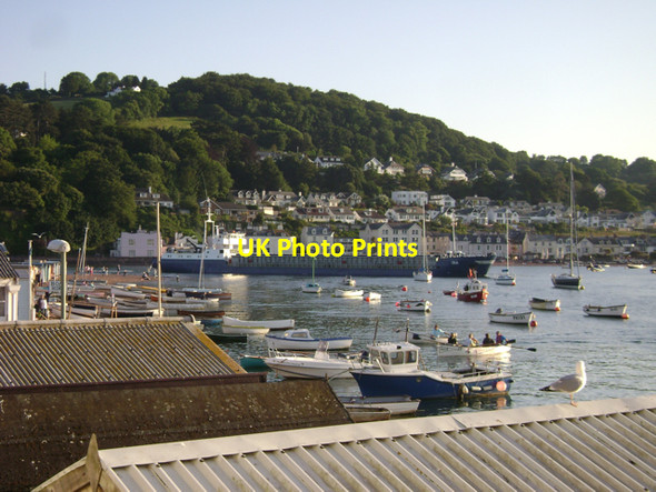 Photo 6"x4" Evening high tide, Teignmouth Harbour Teignmouth c2009