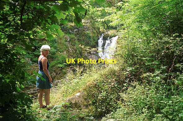 Photo 6"x4" Waterfall near Miner's Bridge, Betws-y-Coed Betws-y-Coed c1999