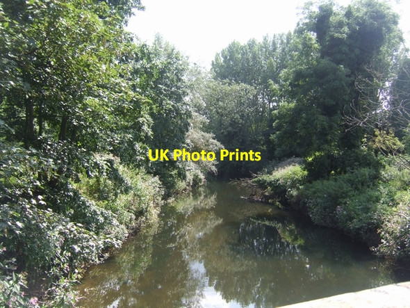Photo 6"x4" River Trent downstream of  Aston by Stone bridge Aston-By-Stone c2009