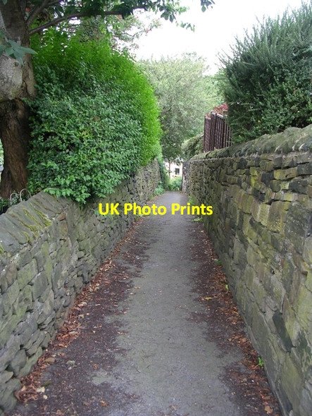 Photo 6"x4" Footpath - Stocks Bank Road Mirfield c2009 P1