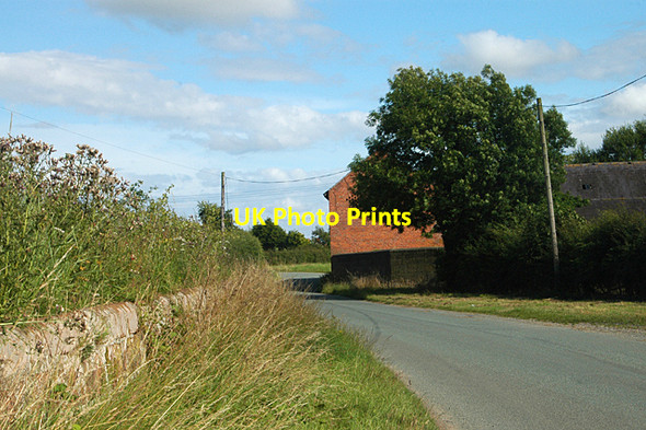 Photo 6"x4" Lane through English Frankton English Frankton c2009