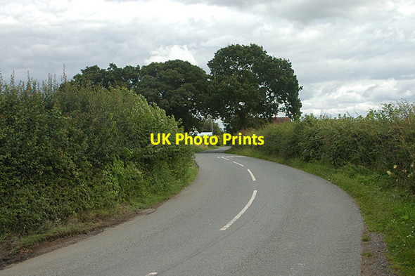 Photo 6"x4" Road to Barkers Green Barkers Green c2009