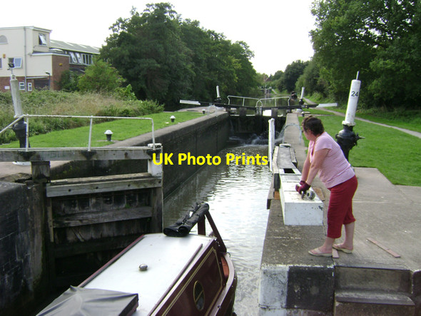 Photo 6"x4" Cape Bottom Lock, Grand Union Canal Warwick c2009