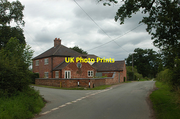 Photo 6"x4" Junction at Wollerton Wood Marchamley Wood c2009