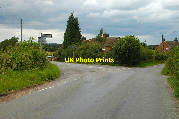 Photo 6"x4" Ominous clouds over Lea Heath Drointon c2009