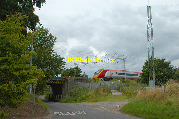 Photo 6"x4" West Coast Main Line & Virgin Pendolino Rugeley c2009