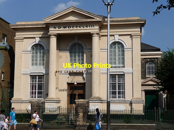 Photo 6"x4" Baptist Chapel, Rye Lane Camberwell c2009
