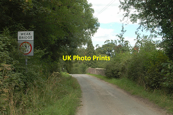 Photo 6"x4" Weak Bridge over extinct railway line - NCR 31 Brynore c2009