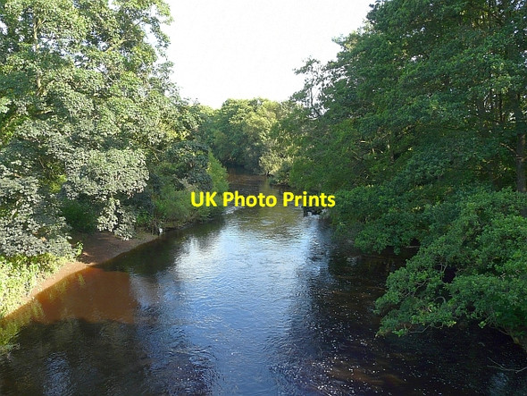 Photo 6"x4" River Irthing from Ruleholme Bridge Irthington c2009