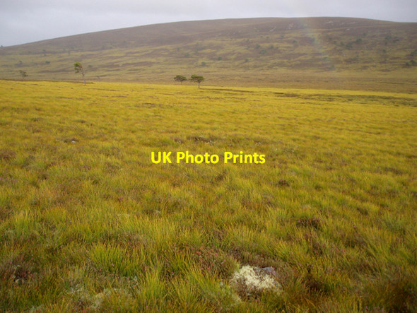 Photo 6"x4" Moorland west of Carn Sleamhuinn Carn Sleamhuinn c2009