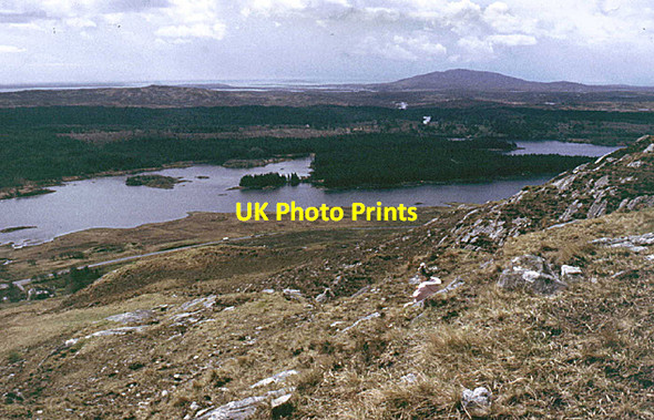 Photo 6"x4" The lake from above Ben Lettery Bru An \u00c3\u0093ige Ballinafad\/L7946 c1995
