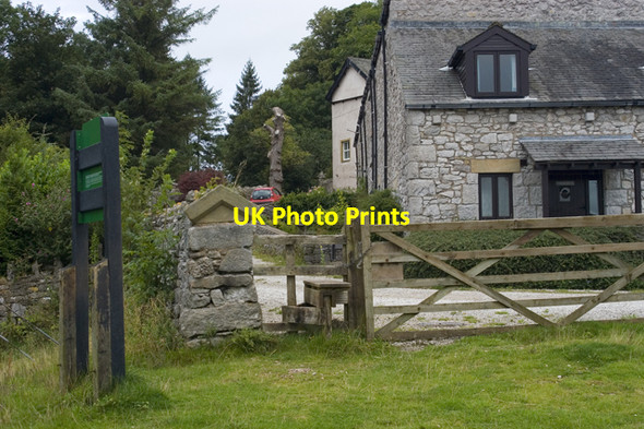 Photo 6"x4" Footpath and stile at Challan Hall Waterslack c2009