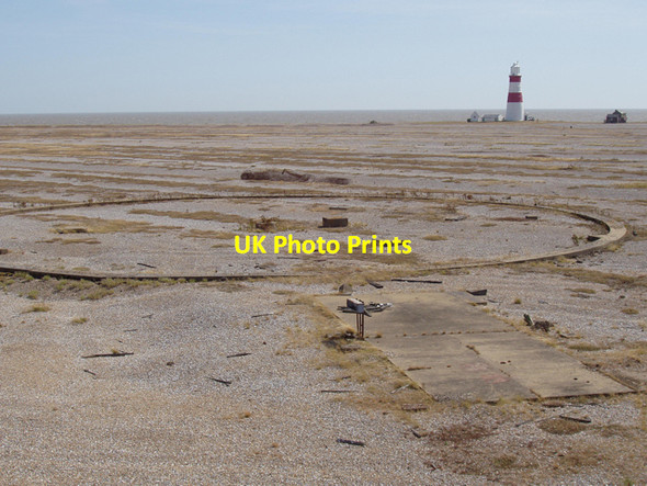 Photo 6"x4" View over the shingle towards the North Sea at Orford Ness Orford\/TM4249 c2009