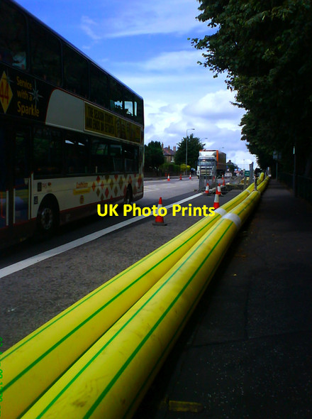 Photo 6"x4" New Gas Main Willowbrae Road Edinburgh c2008