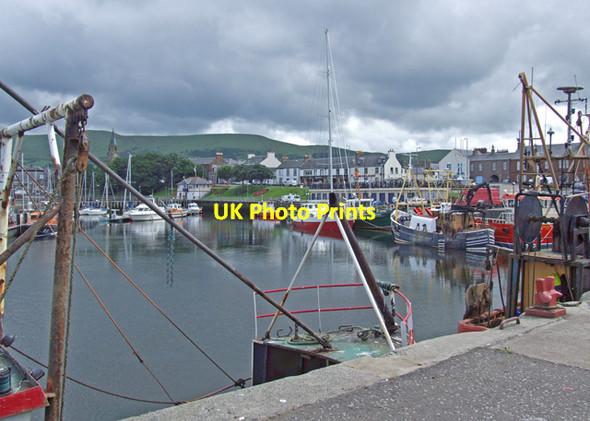 Photo 6"x4" Girvan harbour Girvan c2009
