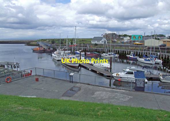 Photo 6"x4" Girvan harbour Girvan c2009