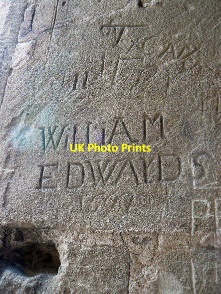 Photo 6"x4" Graffiti, St Sampson's Church, Cricklade Cricklade c2009