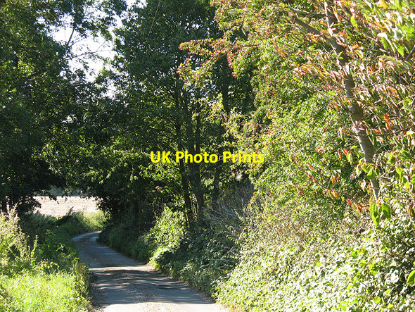 Photo 6"x4" Brickfield Lane, Hickmans Green Crouch\/TR0558 c2009
