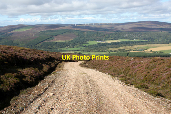 Photo 6"x4" Track to mast on Tom a' Chait Advie c2009