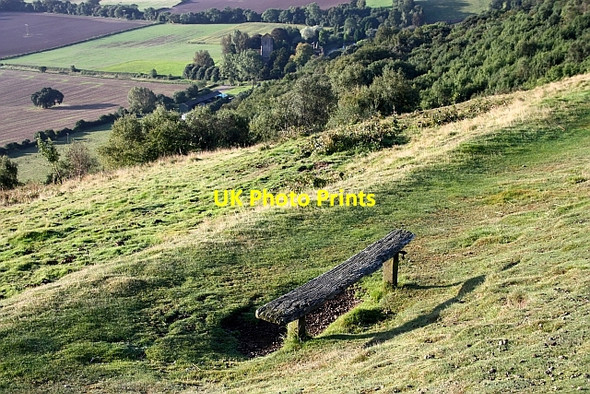 Photo 6"x4" Bench on Black Hill Brand Green\/SO7641 c2009