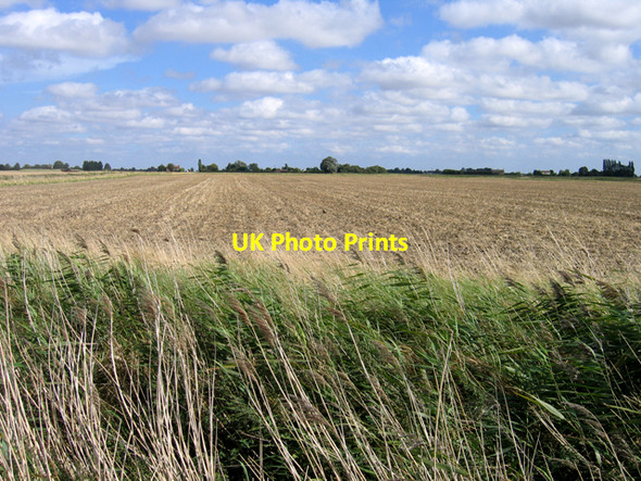 Photo 6"x4" Cultivated stubble field, Moulton Fen, Lincs Moulton Eaugate c2009