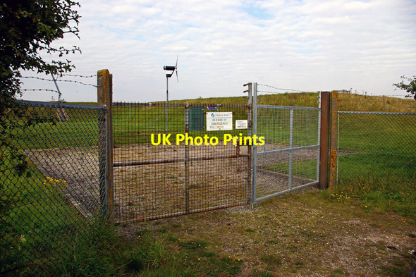 Photo 6"x4" Entrance to Anglian Water Reservoir near Burnham Burnham\/TA0517 c2009