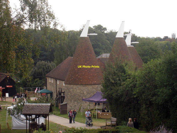 Photo 6"x4" Oast House at The Museum of Kent Life, Cobtree, Lock Lane, Sandling, Kent Abbey Gate\/TQ7558 c2009
