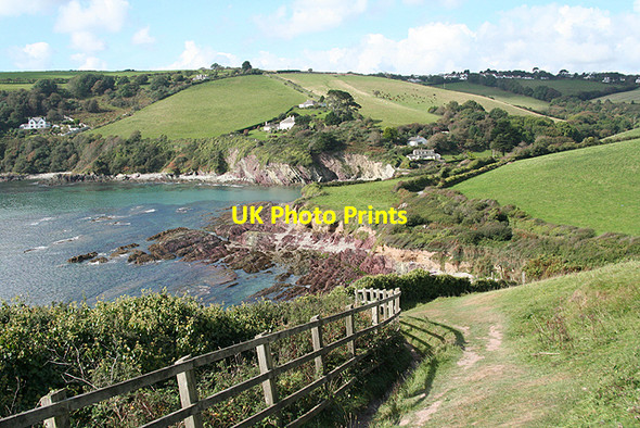 Photo 6"x4" Lansallos: approaching Talland Bay Porthallow\/SX2251 c2009