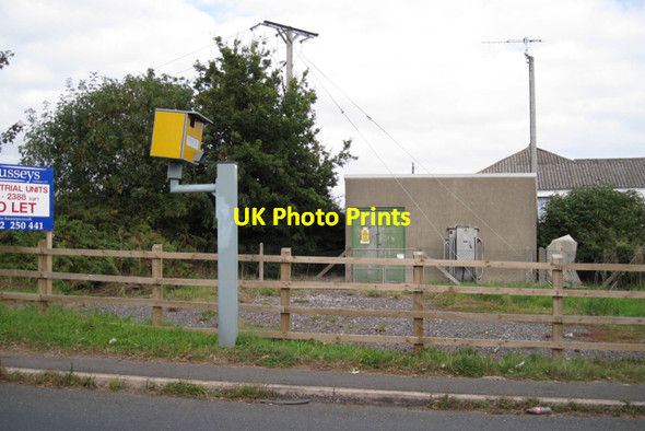 Photo 6"x4" Sub-station and poles, Shutterton Bridge, North Dawlish Dawlish c2009