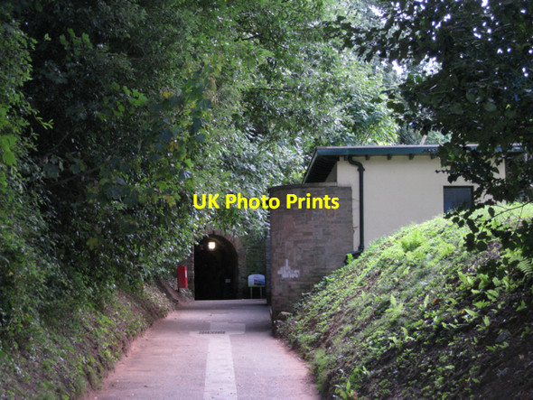 Photo 6"x4" Path to Smugglers' Tunnel, the Ness, Shaldon Teignmouth c2009