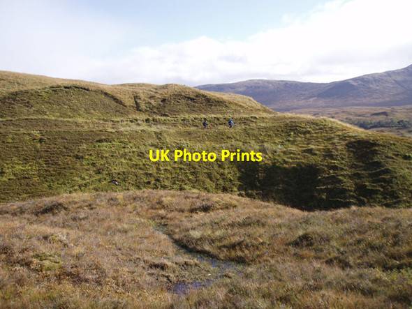 Photo 6"x4" Moorland north of Dubh Lochan Allt Coire na Duibhe c2009