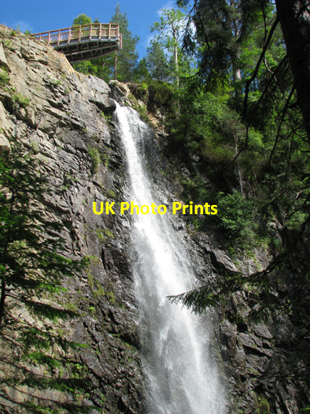 Photo 6"x4" Falls of Plodda on the Allt na Bodachan Abhainn Dheabhag c2009