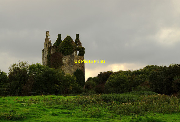Photo 6"x4" Castles of Munster: Danganbrack, Clare (1) Quin c2009