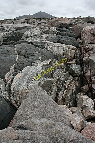 Photo 6"x4" Lewisian Gneiss Islibhig c2009