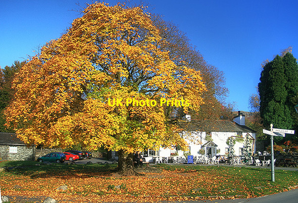 Photo 6"x4" Elterwater Village centre Elterwater c2009