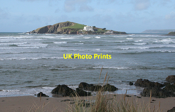 Photo 6"x4" Thurlestone: towards Burgh Island Bantham c2009