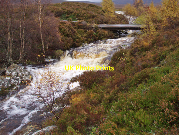 Photo 6"x4" Bridge over Allt Phoineis Etteridge c2009