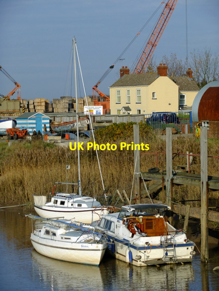 Photo 6"x4" Moorings at Barrow Haven Barrow Haven c2009