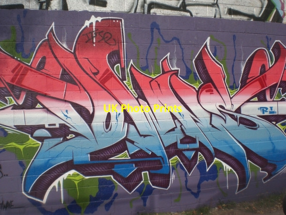 Photo 6"x4" More tagging, Trellick Tower, Elkstone Road W11 Kensal Town c2009