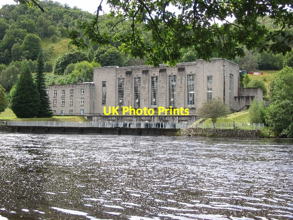 Photo 6"x4" Clunie Power Station Faskally c2007
