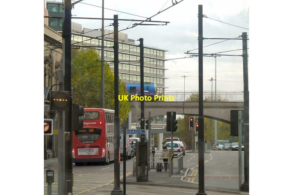 Photo 6"x4" London Road from a Tram Manchester c2009