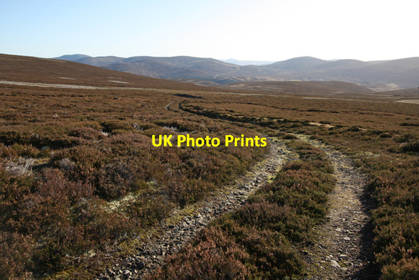 Photo 6"x4" Track south of Cairn Vachich Corgarff c2009