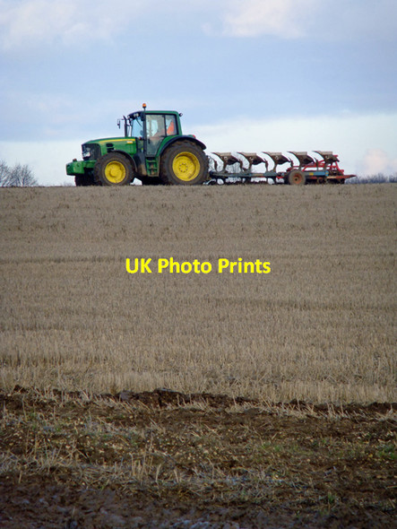Photo 6"x4" Ploughing near Melton Ross Melton Ross c2009
