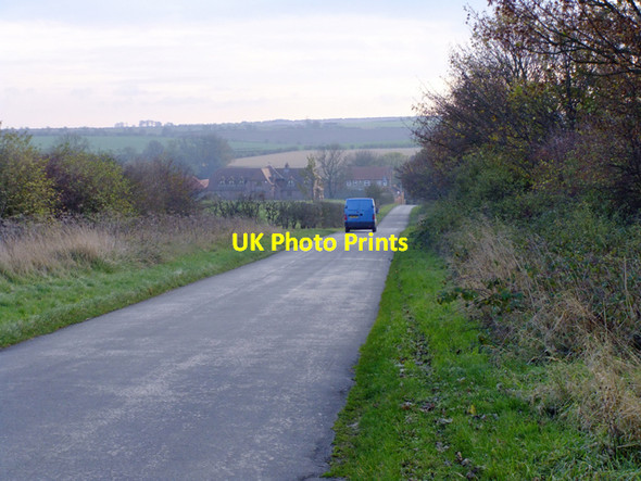 Photo 6"x4" Country Road near Melton Ross Melton Ross c2009