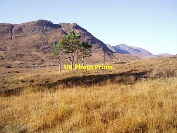 Photo 6"x4" Moorland close to the River Grudie Grudie\/NH3062 c2009