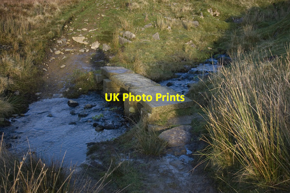 Photo 6"x4" Stone bridge on the Foxup Road Foxup c2009