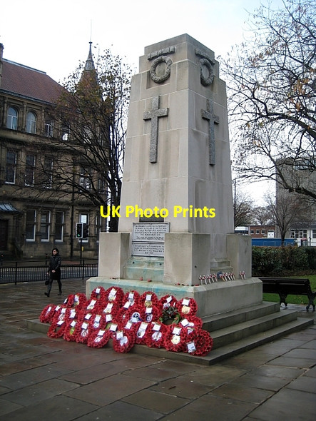 Photo 6"x4" Wakefield Cenotaph Wakefield\/SE3320 c2009